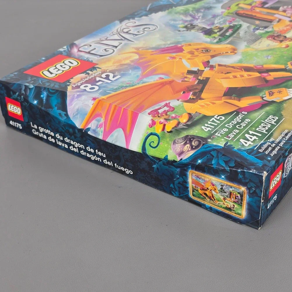 LEGO Elves Fire Dragons Lava Cave 41175 Building Toy Set Zonya Azari Emily Jones